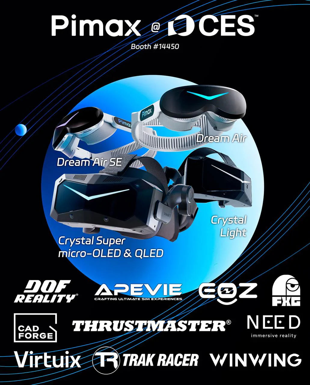 介绍CES 2026：Pimax及其合作伙伴