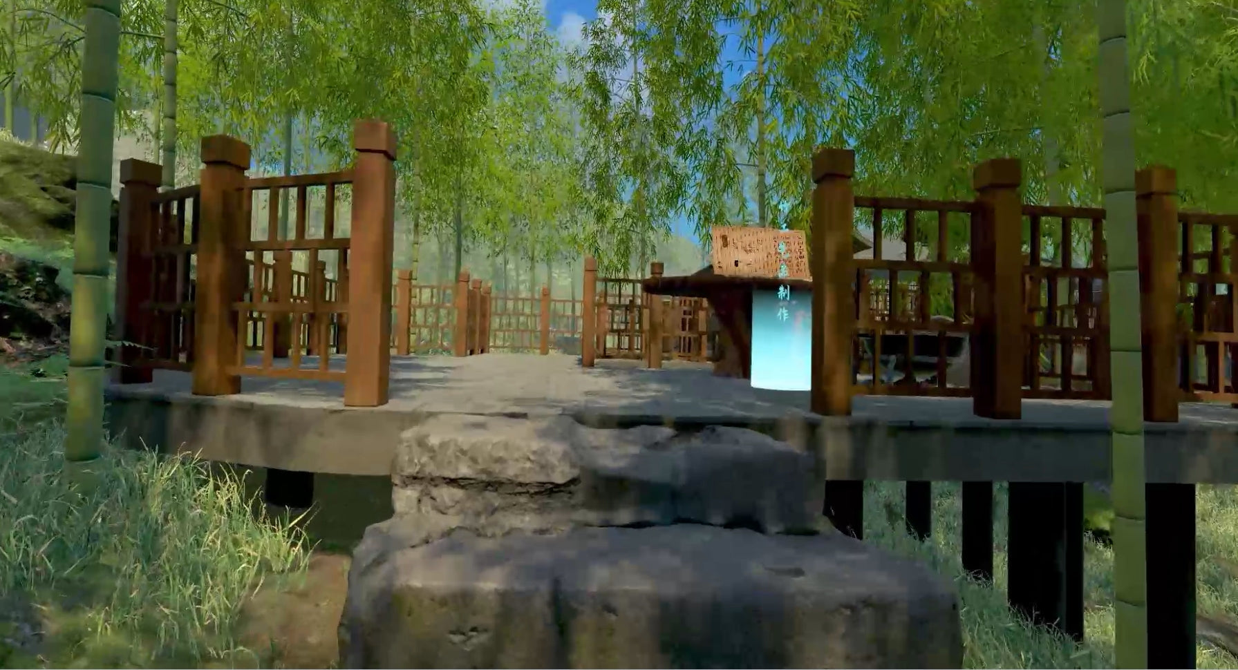 溪口竹工艺馆VR体验 - 虚拟竹林与传统竹编文化沉浸式学习场景