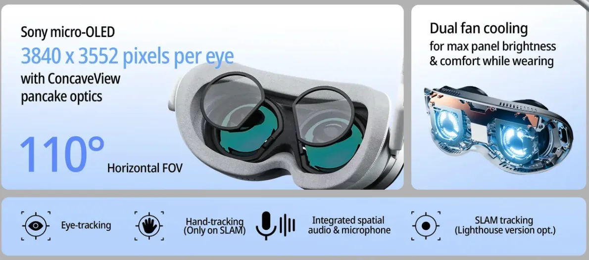 Pimax Dream Air Enterprise specifications
