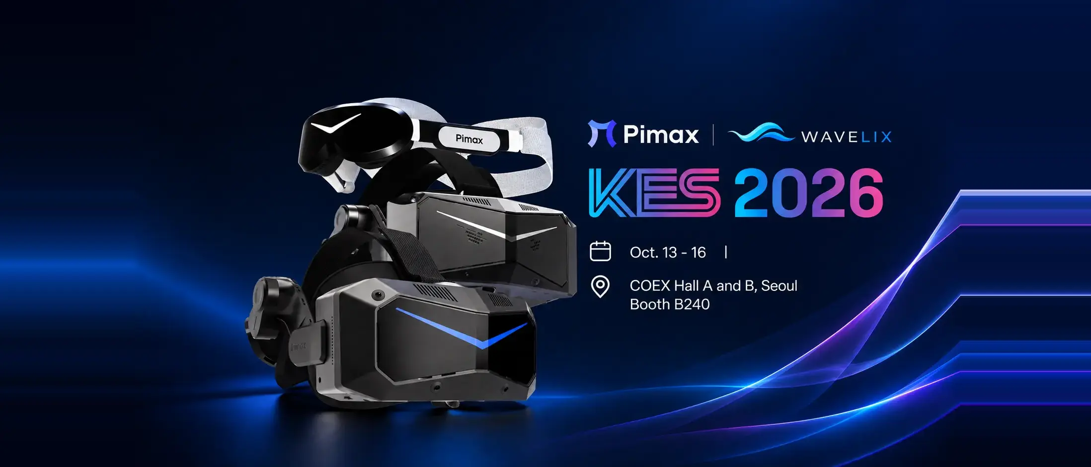 Pimax 与 Wavelix 在韩国 KES 2026 现场展示企业级 PCVR