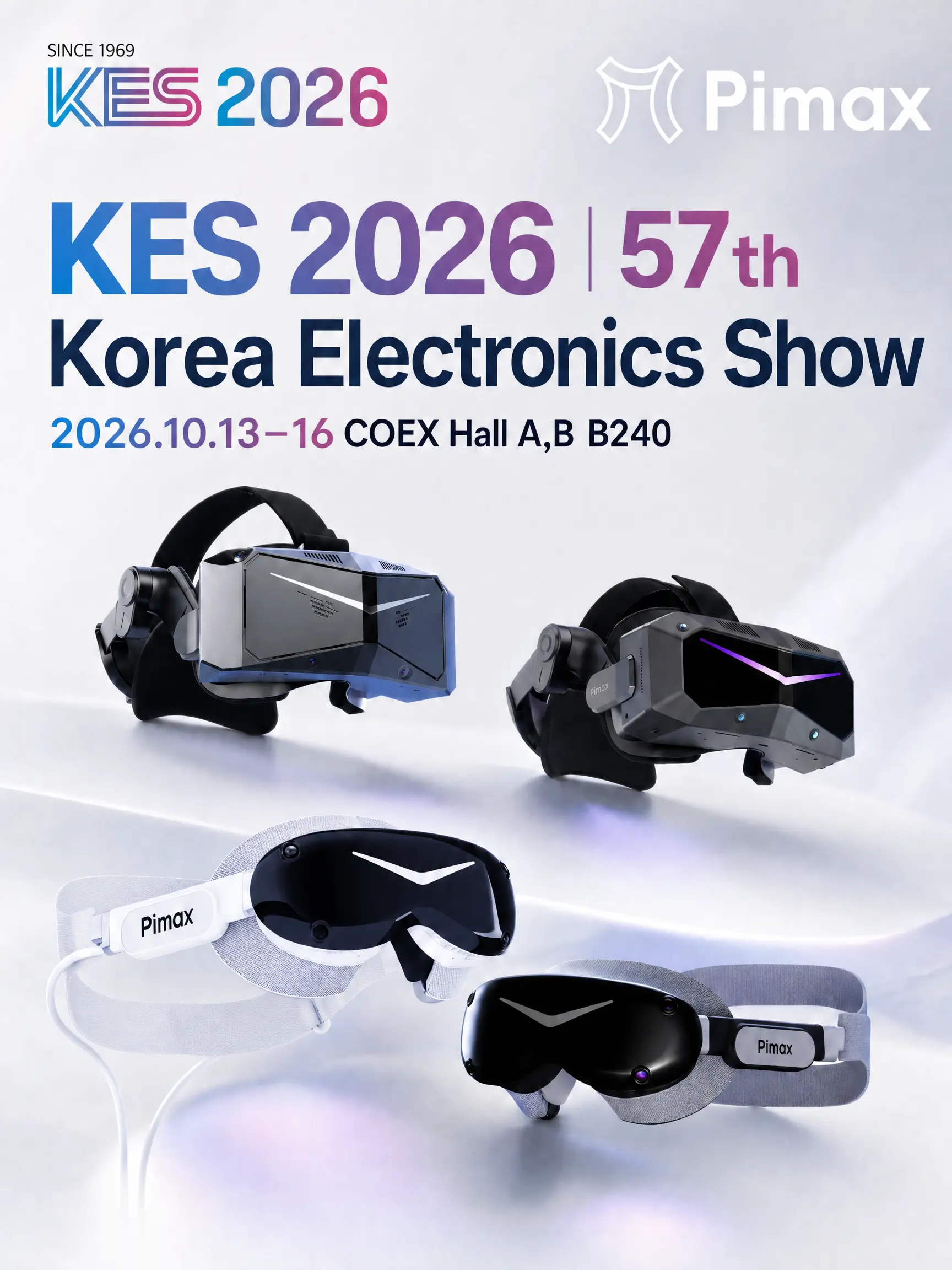 Pimax 与 Wavelix 参加 KES 2026 B240 展位活动海报