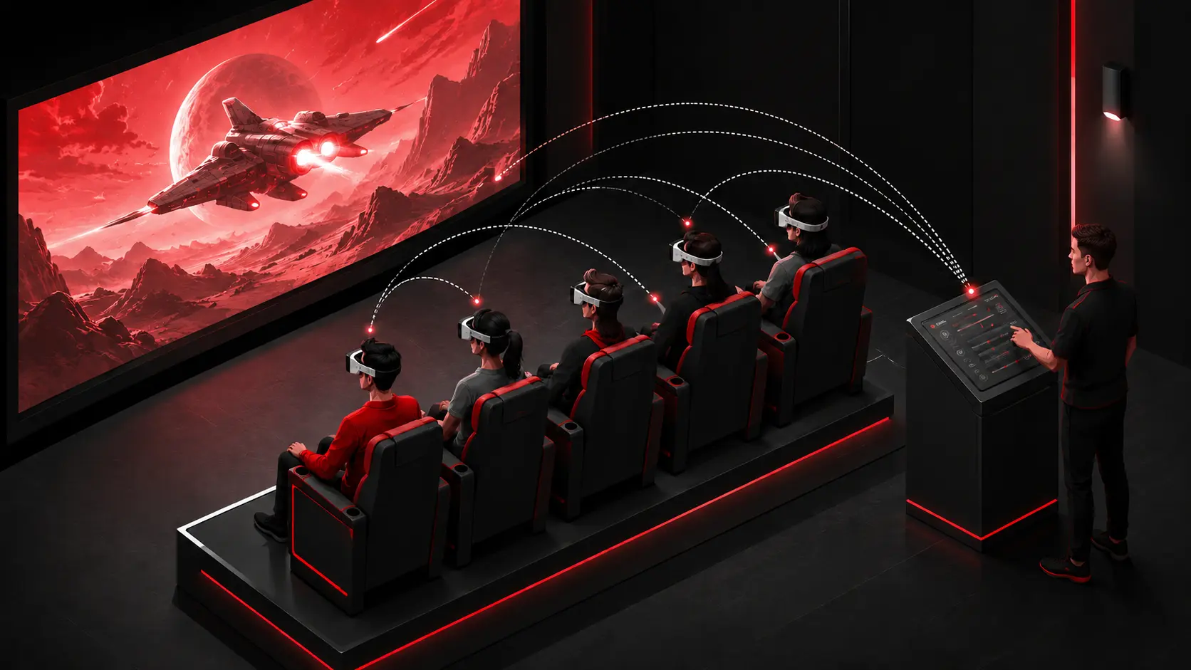 Multi-device management and XR theater operations