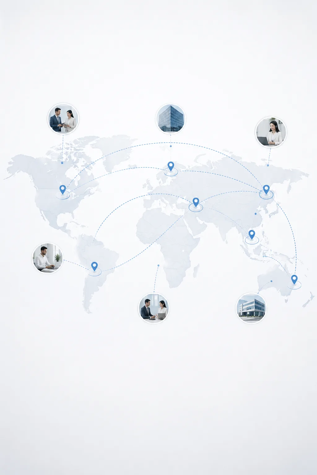 GLOBAL SERVICE COVERAGE service visual