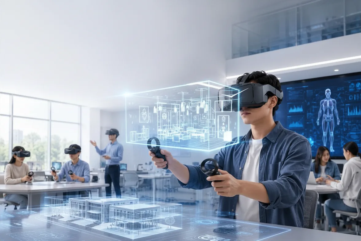 Education and training XR lab environment