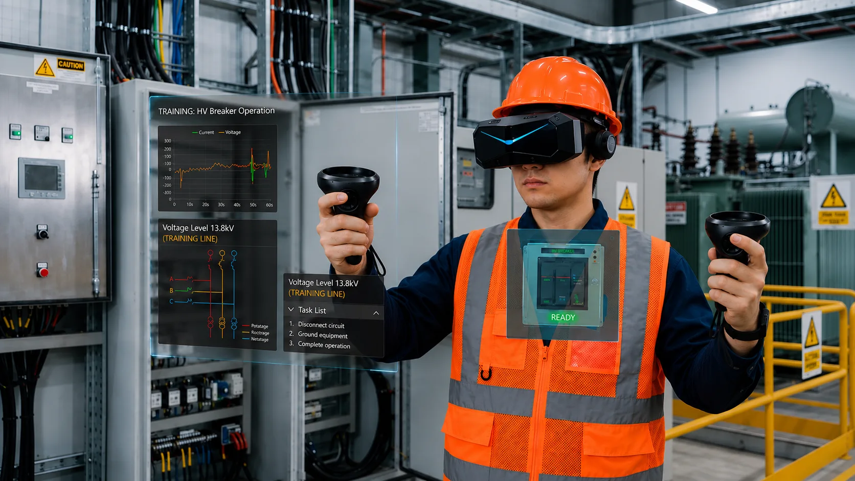 Power Grid VR Safety Training System