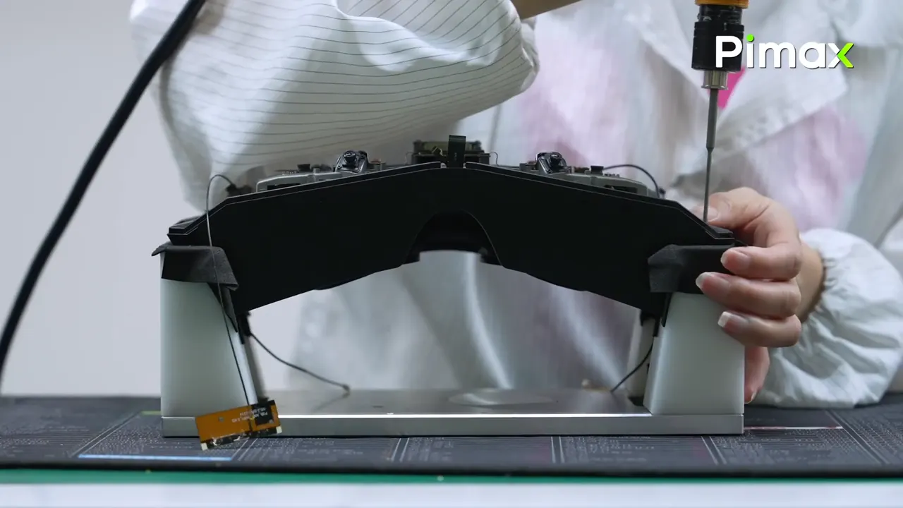 Pimax factory and headset assembly process